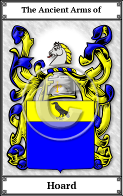 Hoard Family Crest Download (JPG) Book Plated - 600 DPI