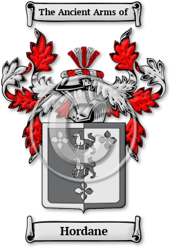 Hordane Family Crest Download (jpg) Legacy Series - 150 DPI
