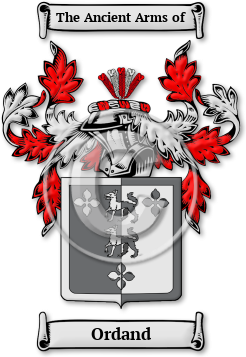 Ordand Family Crest Download (jpg) Legacy Series - 150 DPI