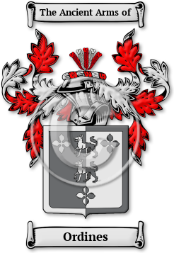 Ordines Family Crest Download (jpg) Legacy Series - 150 DPI