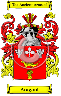 Aragant Family Crest/Coat of Arms
