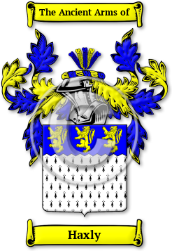 Haxly Family Crest Download (jpg) Legacy Series - 150 DPI