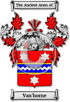 Van'horne Family Crest Download (jpg) Legacy Series - 150 DPI