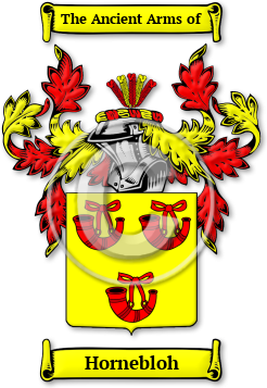 Hornebloh Family Crest Download (jpg) Legacy Series - 150 DPI