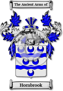 Hornbrook Family Crest Download (jpg) Legacy Series - 150 DPI