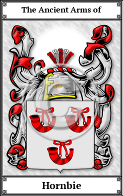 Hornbie Family Crest Download (JPG)  Book Plated - 150 DPI