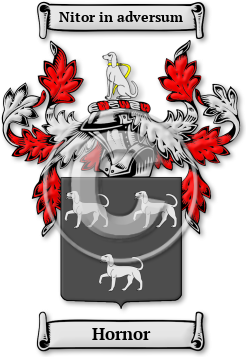 Hornor Family Crest Download (jpg) Legacy Series - 150 DPI