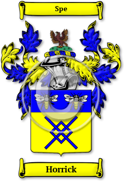 Horrick Family Crest Download (JPG) Legacy Series - 600 DPI