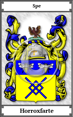 Horroxfarte Family Crest Download (JPG) Book Plated - 600 DPI