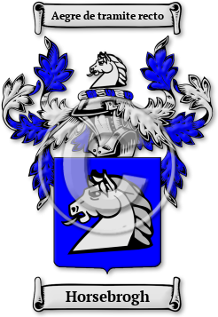 Horsebrogh Family Crest Download (jpg) Legacy Series - 150 DPI