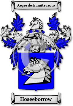 Hoseeborrow Family Crest Download (JPG) Legacy Series - 600 DPI