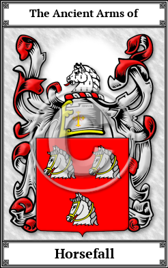 Horsefall Family Crest Download (JPG)  Book Plated - 150 DPI