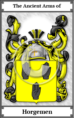 Horgemen Family Crest Download (JPG)  Book Plated - 150 DPI