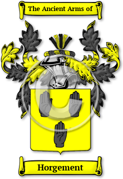 Horgement Family Crest Download (jpg) Legacy Series - 150 DPI