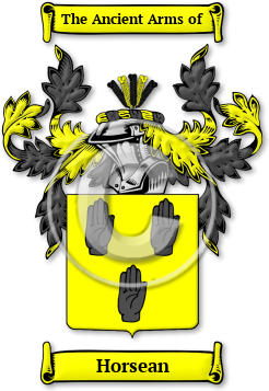 Horsean Family Crest Download (jpg) Legacy Series - 150 DPI