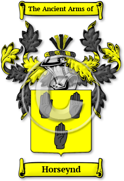 Horseynd Family Crest Download (jpg) Legacy Series - 150 DPI