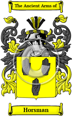 Horsman Family Crest/Coat of Arms