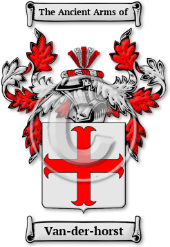 Van-der-horst Family Crest Download (jpg) Legacy Series - 150 DPI