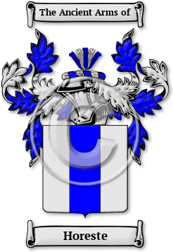 Horeste Family Crest Download (jpg) Legacy Series - 150 DPI