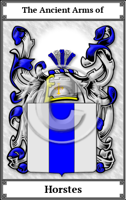 Horstes Family Crest Download (JPG)  Book Plated - 150 DPI