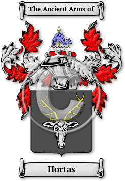 Hortas Family Crest Download (jpg) Legacy Series - 150 DPI