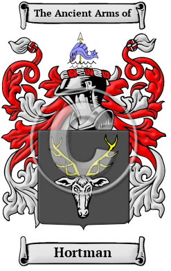 Hortman Family Crest/Coat of Arms