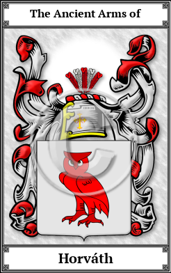 Horváth Family Crest Download (JPG) Book Plated - 600 DPI