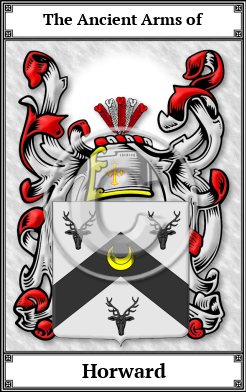 Horward Family Crest Download (JPG)  Book Plated - 150 DPI