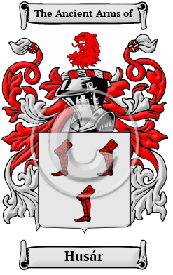 Husár Family Crest Download (JPG) Heritage Series - 300 DPI