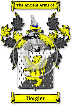 Horgier Family Crest Download (JPG) Legacy Series - 600 DPI