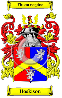 Hoskison Family Crest Download (JPG) Heritage Series - 600 DPI