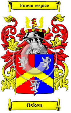 Osken Family Crest/Coat of Arms