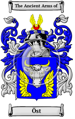 Öst Family Crest Download (JPG) Heritage Series - 300 DPI