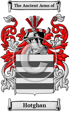 Hotghan Family Crest/Coat of Arms
