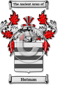 Hutman Family Crest Download (jpg) Legacy Series - 150 DPI