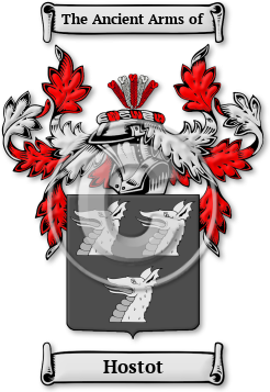 Hostot Family Crest Download (jpg) Legacy Series - 150 DPI