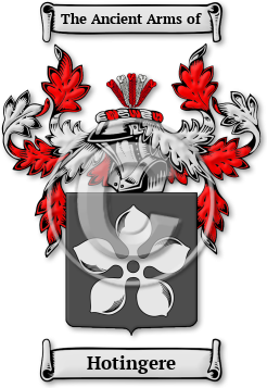 Hotingere Family Crest Download (jpg) Legacy Series - 150 DPI