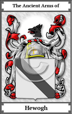 Hewogh Family Crest Download (JPG) Book Plated - 600 DPI