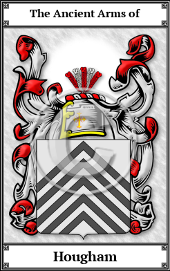 Hougham Family Crest Download (JPG)  Book Plated - 150 DPI
