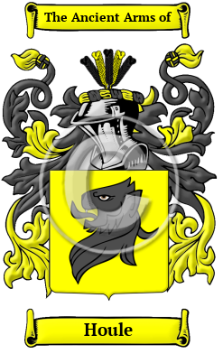 Houle Family Crest Download (JPG) Heritage Series - 600 DPI