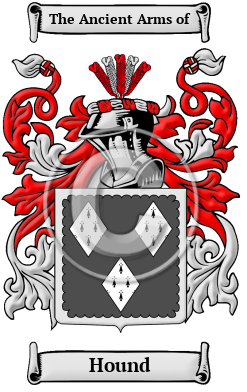Hound Family Crest Download (JPG) Heritage Series - 600 DPI