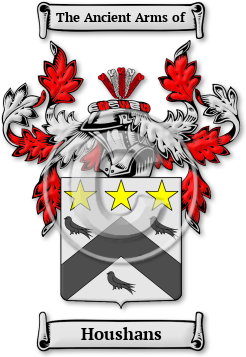 Houshans Family Crest Download (jpg) Legacy Series - 150 DPI
