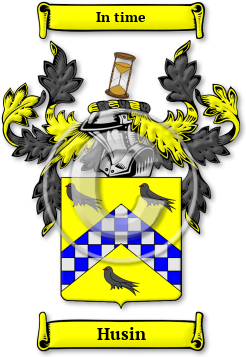 Husin Family Crest Download (jpg) Legacy Series - 150 DPI