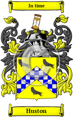 Huston Family Crest Download (JPG) Heritage Series - 600 DPI