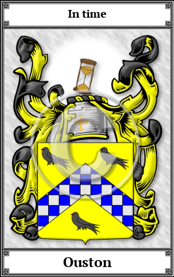 Ouston Family Crest Download (JPG) Book Plated - 600 DPI
