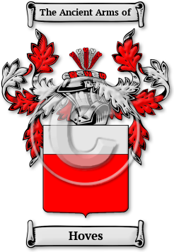 Hoves Family Crest Download (jpg) Legacy Series - 150 DPI