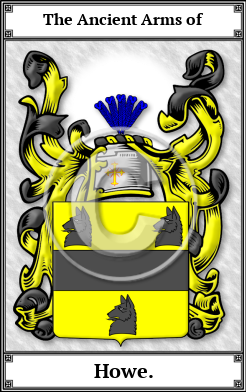 Howe. Family Crest Download (JPG)  Book Plated - 150 DPI