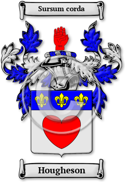 Hougheson Family Crest Download (jpg) Legacy Series - 150 DPI