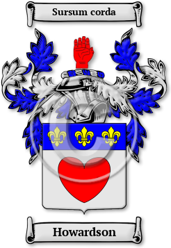Howardson Family Crest Download (JPG) Legacy Series - 300 DPI