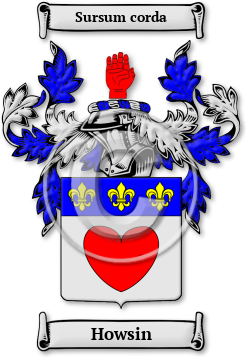 Howsin Family Crest Download (JPG) Legacy Series - 600 DPI